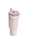 The Iceflow ™   Flip Straw Tumbler 30 oz |   Rose Quartz Thermos Cup with Straw 0.89 Liter - 2