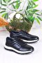 42426 Comfortable Lightweight Genuine Leather Rubber Laced Men's Shoes