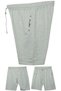 Large Size 110 - Suitable for 155 Kilos Lycra Combed Cotton Men's Shorts with Embroidered Detailed Fitted Pockets - 2