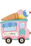 1Pc Ice Cream Truck Shaped Foil Balloons Birthday Balloon Hawaiian Themed Party - 2