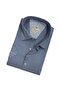 Linen Linen Classic Anthracite Short Sleeve Men's Shirt (Regular Fit) - 2