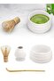 4-Piece Matcha Tea Set with Bamboo Whisk, Traditional Ceremony Gift