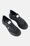 Men Brand Logo Lace Up Outdoor Shoes, Black - 4