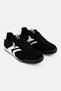 Women Lace Up Casual Shoes, Black