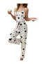 Reported Viscose Thin Strap Pajama Suit - 4