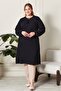 Women's Plus Size Hijab Tunic with Drawstring - 5