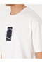 White Comfort Fit Crew Neck T-Shirt 50310155-Vr013 - 7
