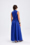Leona 100% Linen Front Button Belted Long Dress - 7