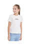 Embroidered Top with Crew Neck and Short Sleeves