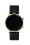 Black Gold Silicone Unisex Digital Led Wristwatch - 2