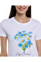 Graphic Print T-Shirt with Crew Neck and Short Sleeves - 5