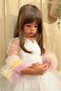 White Carnival Colorful Long Sleeve Baby Girl & Girl Dress - Alice - 3