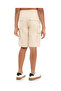 Solid Cargo Shorts with Drawstring Waist - 4