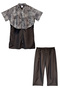 Front Covered Parachute Short Sleeve Semi-Closed Swimsuit Nurel R2604 - 8