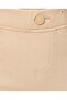 Solid Skinny Fit Pants with Elastic Waist - 6