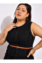 Plus Size Denim Sleeveless Belted Bodycon Midi Dress - 4