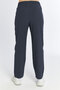 Women's Oversize Parachute Fabric Straight Leg Loose Sweatpants, Casual Pants (Summer) - 6