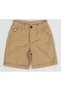 Beige canvas boy shorts - 3