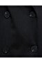 Solid Double Breasted Blazer - 6