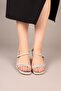 Vividy Piping Glitter Heeled Shoes Silver - 3