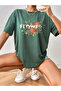 Unisex Flowers Floral Design Printed Tshirt