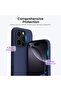 Iphone 16 Pro Silicone Case Soft Touch AntiScratch Microfiber Lining Shockproof Protective Thin case - 4