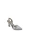 106 Women's White Heeled Shoes - 4