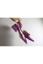 Solara Lilac Self-Patterned Satin Low Heeled Shoes - 6