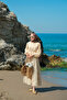 Women's Lined Tulle Dress Beige - 2