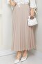 Pleated Flared Skirt - 4