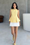 Yellow Flounce Blouse