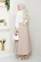 Pleated Flared Skirt