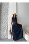 Women's Bottom Top Suit Button Detail Premium Vest Skirt Double Suit - 3