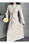 Women's Gold Cookie Button Blazer Jacket Skirt Suit - 7