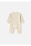 Baby Ribbed Long Jumpsuit Beige 1797 - 5