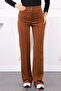 Tan Floral Spanish Flared Pants