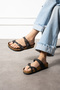 Casual Slippers - Orthopedic Sole Slippers Double Banded Buckle Daily Comfortable Home & Outdoor Slippers - 2