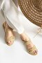 Lossa Straw Detailed Strappy Women's Sandals - 3
