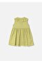 Baby Girl Buttoned Dress Green 1921 - 3