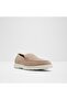 Seatide - Men's Genuine Leather Other Medium Beige Flat Laceless Loafers & Moccasins - 4