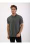 Men's Regular Fit Polo Neck Wafil Basic T-Shirt - 5