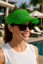 Knitted Visor Hat – Summer Shade Sports Golf, Hiking, Tennis Hat