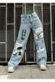 Y2K Saturo Gojo Jean Unisex Trend Baggy Trousers Bilbec - 5