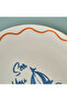 Marine Porcelain Set of 6 Cake Plates Blue (19 cm) - 3