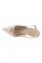Thin Heel Evening Dress with Buckle Detail - 5
