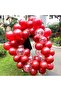 Red Transparent Confetili 40 Pack Birthday Decorations Premium Latex Balloons - 2