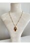 Fatma Mother Hand Steel Necklace - 2