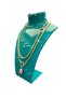 Necklace Stand Acrylic -Jewelry Display and Storage Stand Turquoise 19X30 cm - 3