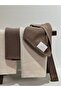 Plumehome Set of 2 Premium Dowry Set, Guest, Kitchen 100% Cotton Brown Hand and Face Towel Set 50X80 - 2