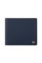 Serafino 8 Card Italian Leather Wallet for Men Blue